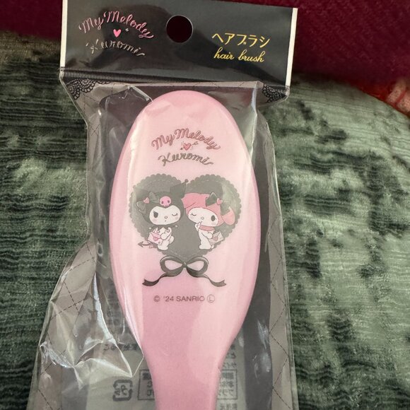 My Melody Kuromi Sanrio Hair Brush Portable Japan Kawaii - Picture 2 of 7
